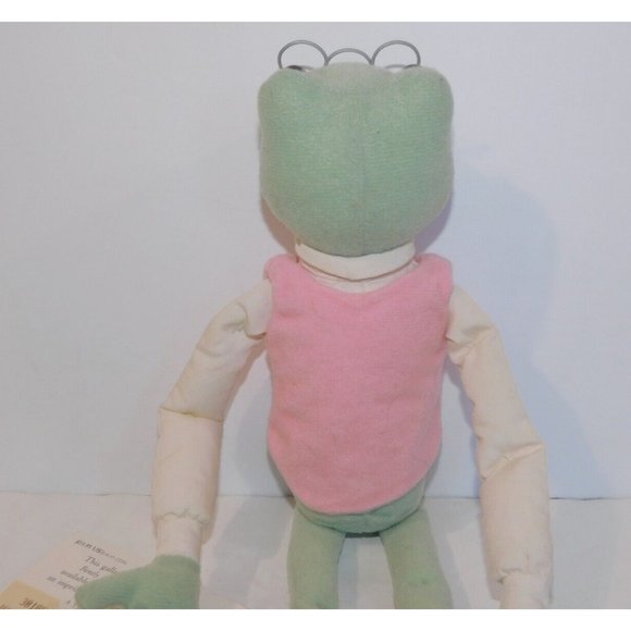 Bently Hopperton 15" Plush Frog Bently & Egg William Joyce Stuffed 1997 w Tag - Picture 6 of 6